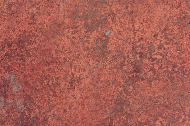Metin, reklam ya da tasarım için kırmızı boyanmış köhne metal arka plan. Doku
