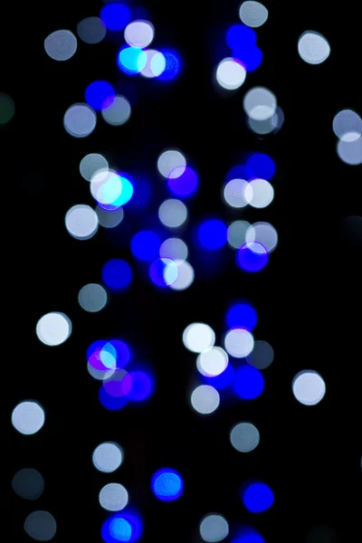 Bokeh brilhante na cor azul — Fotografia de Stock