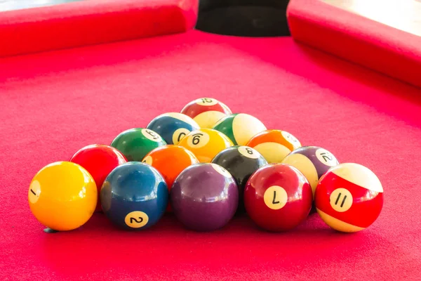 Balles de billard — Photo