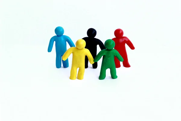 Union of several of different races — Stock Photo, Image