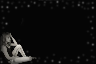 düşüncelerinde bahtsız kız