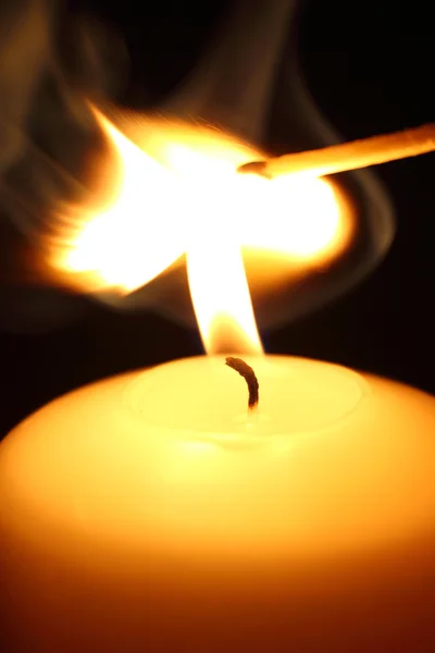 Flame Lilin — Stok Foto