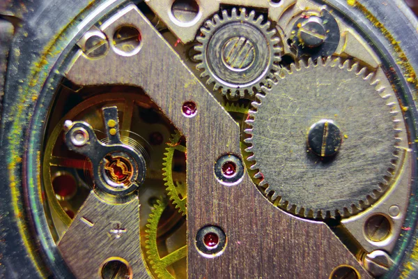 Mechanism of old clock — Stock Photo, Image