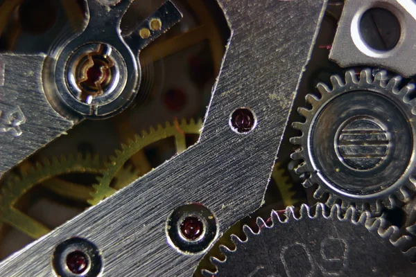 Mechanism of old clock — Stock Photo, Image