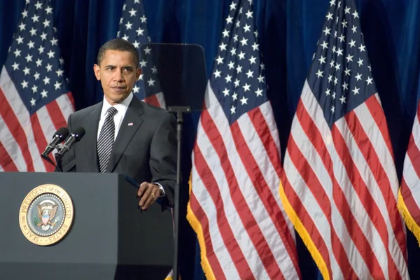 Americký prezident barack obama — Stock fotografie