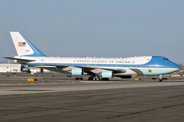 Air Force One on the tarmac