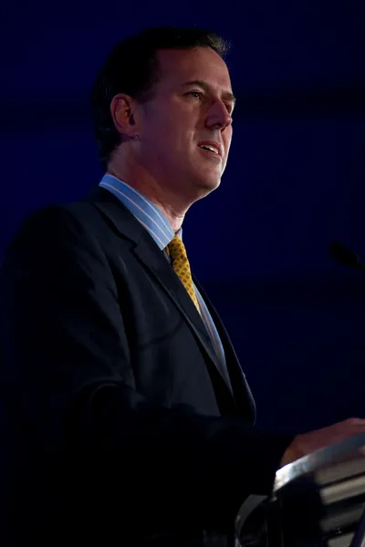 Präsidentschaftskandidat rick santorum — Stockfoto