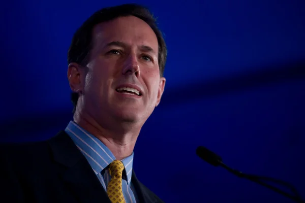 Presidentkandidaten rick santorum — Stockfoto