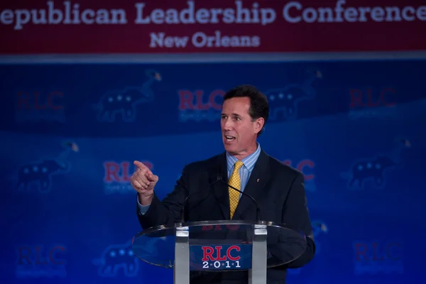 Presidentskandidaat rick santorum — Stockfoto