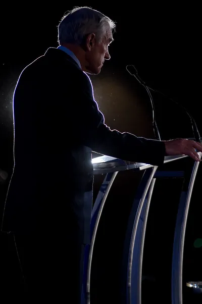 Candidato presidencial ron paul — ストック写真