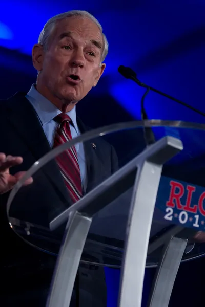 Candidato presidencial Ron Paul — Fotografia de Stock