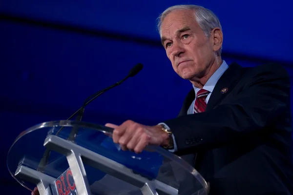 Candidato presidencial ron paul — ストック写真