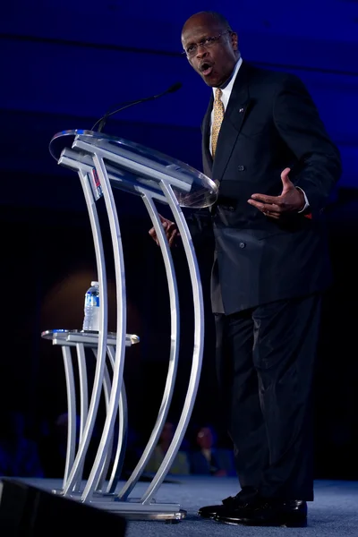 Presidential candidate Herman Cain — Stock Photo, Image