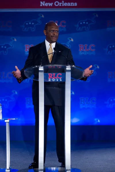 Presidential candidate Herman Cain — Stock Photo, Image