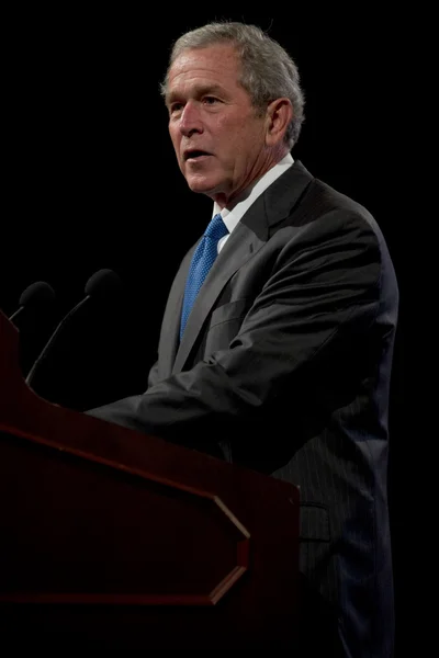 Eski Başkan george w. bush — Stok fotoğraf