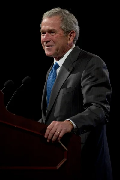 Förre presidenten george w. bush — Stockfoto