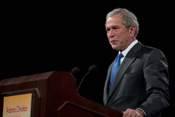 Ehemaliger Präsident George W. Bush lizenzfreie Stockbilder