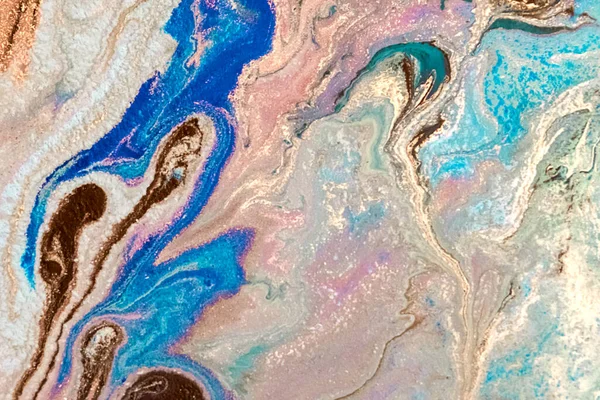 Abstrato fundo pintado, mármore multicolorido fundo pintado, textura. Papel de parede tinta acrílica aquarela. — Fotografia de Stock
