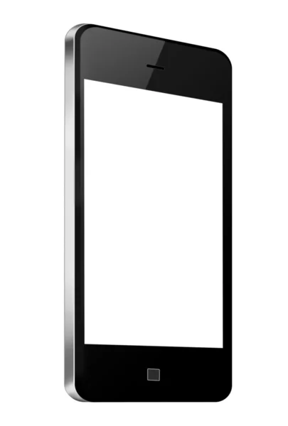Smartphone isolé sur fond blanc — Photo