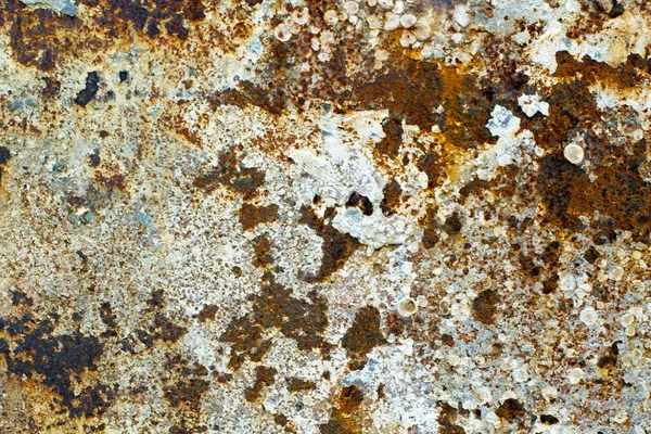 Cracked and rusted metal — Stock Photo, Image