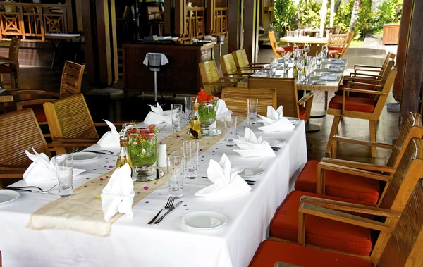 gurme restoranında güzel sofra