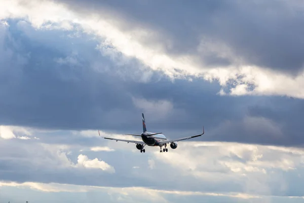 Aeroflot Airbus A320 Registration Btj Letadlo Vzlétá Nebo Přistává Mezinárodním — Stock fotografie