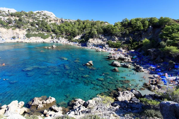 Anthony Quinn Bay Rhodes Grécia — Fotografia de Stock