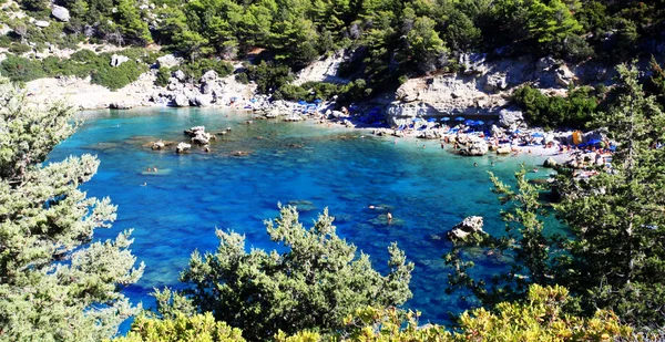 Anthony quinn bay rhodes Griekenland — Stockfoto