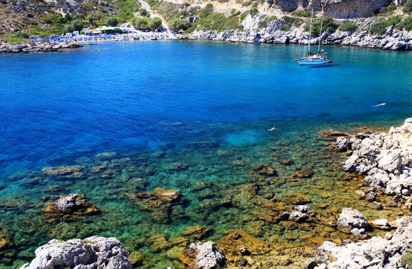 Anthony Quinn Bay Rhodes Greece — Stock Photo, Image