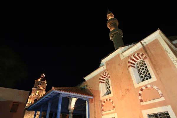 Minareto moschea solimani — Foto Stock
