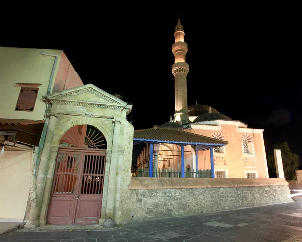 Minareto moschea solimani — Foto Stock