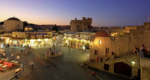 eski rhodes town günbatımı