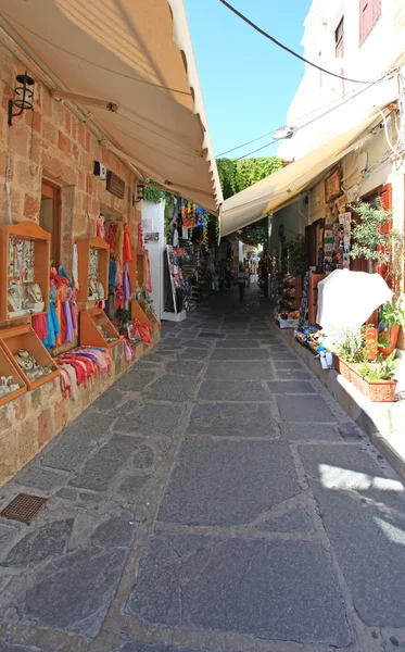 Lindos merchandise Rhodes Greece — Stock Photo, Image