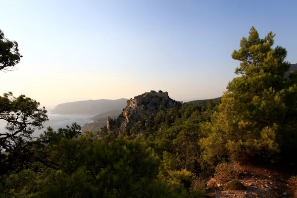 Castelo de monolithos — Fotografia de Stock