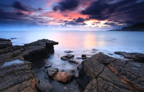 Dorset baia di Kimmeridge — Foto Stock