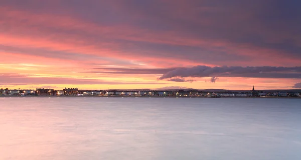 Sunset Weymouth frente al mar Inglaterra —  Fotos de Stock