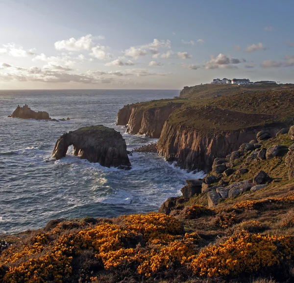Lands End,Cornwall,from a cliff top — Stock Photo, Image