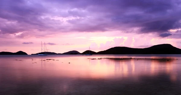 Sonnenuntergang in Thailand — Stockfoto