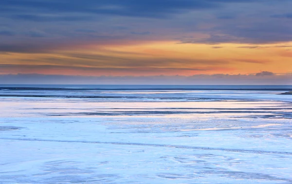 İzlanda'daki donmuş sahil — Stok fotoğraf