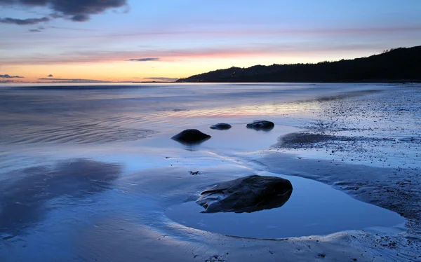 Coucher de soleil sur Lyme Regis — Photo