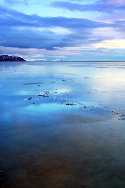 Oceano Atlântico congelado Islândia — Fotografia de Stock