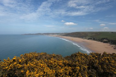 Woolacombe Kuzey devon Sahili