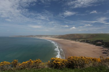 Woolacombe Kuzey devon Sahili