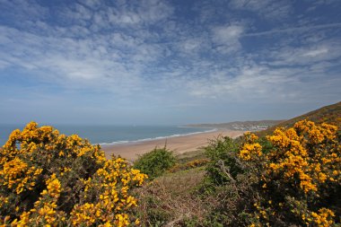 Woolacombe Kuzey devon Sahili