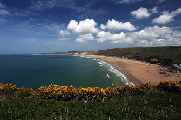 Woolacombe costa norte de Devon — Foto de Stock