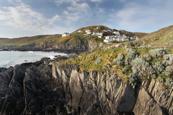 Costa de Woolacombe North Devon — Fotografia de Stock