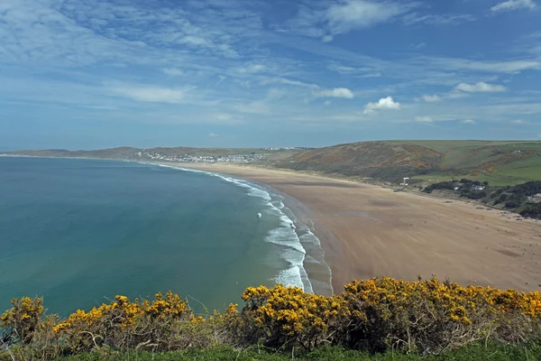 Woolacombe Costa del Devon settentrionale — Foto Stock