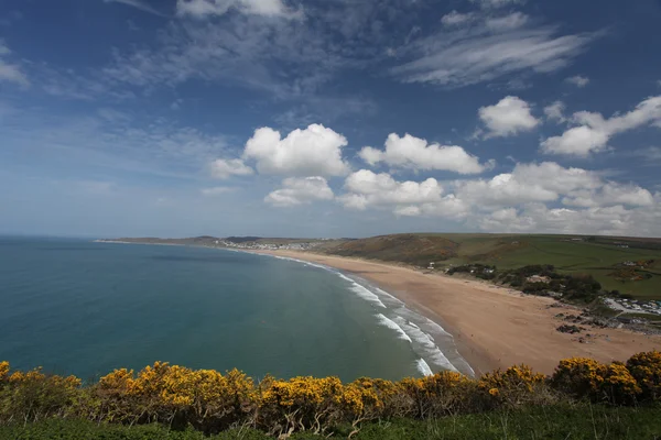 Woolacombe costa norte de Devon — Foto de Stock