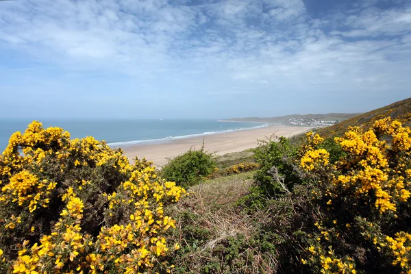 Woolacombe costa norte de Devon — Foto de Stock