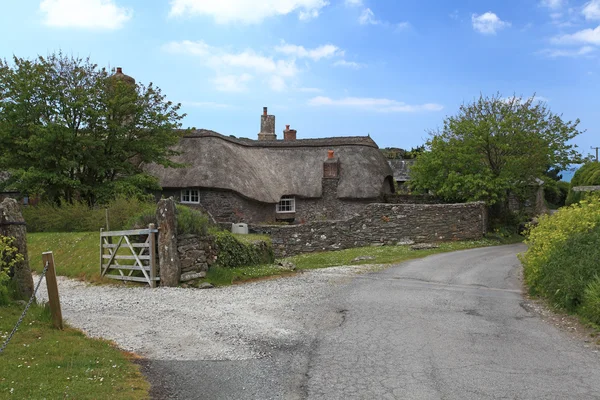 Thatched Cottage Devon — Stock Photo, Image